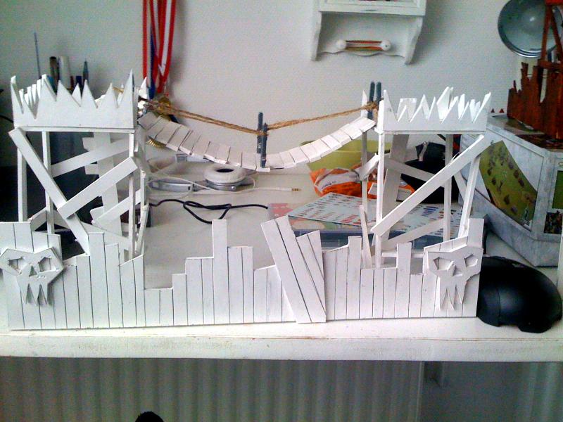 Barricades Bridge Orks Terrain Warhammer 40k Warhammer