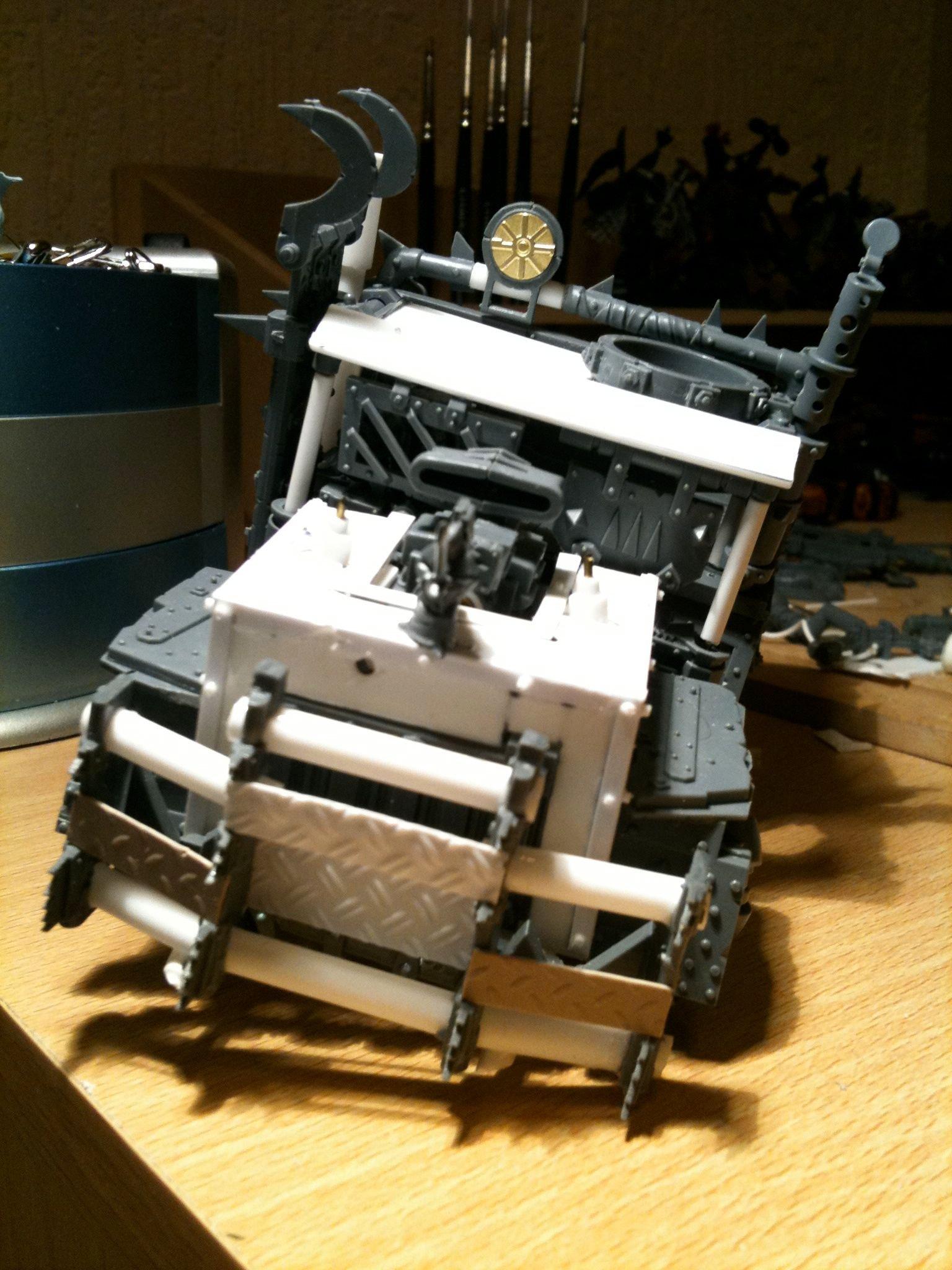 Da Dark Angelz, Orks, Trukk, Work In Progress