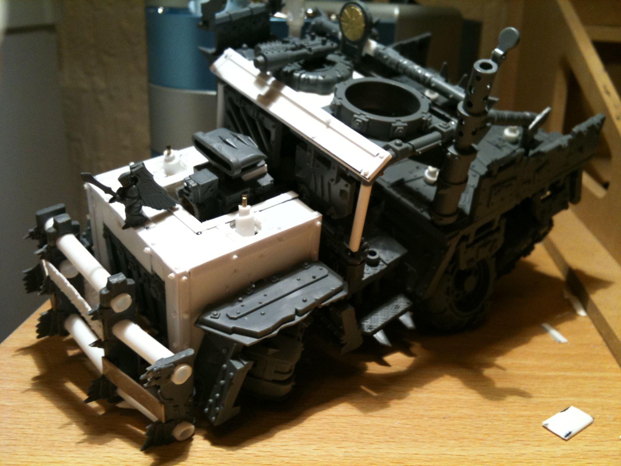 Da Dark Angelz, Orks, Trukk, Work In Progress