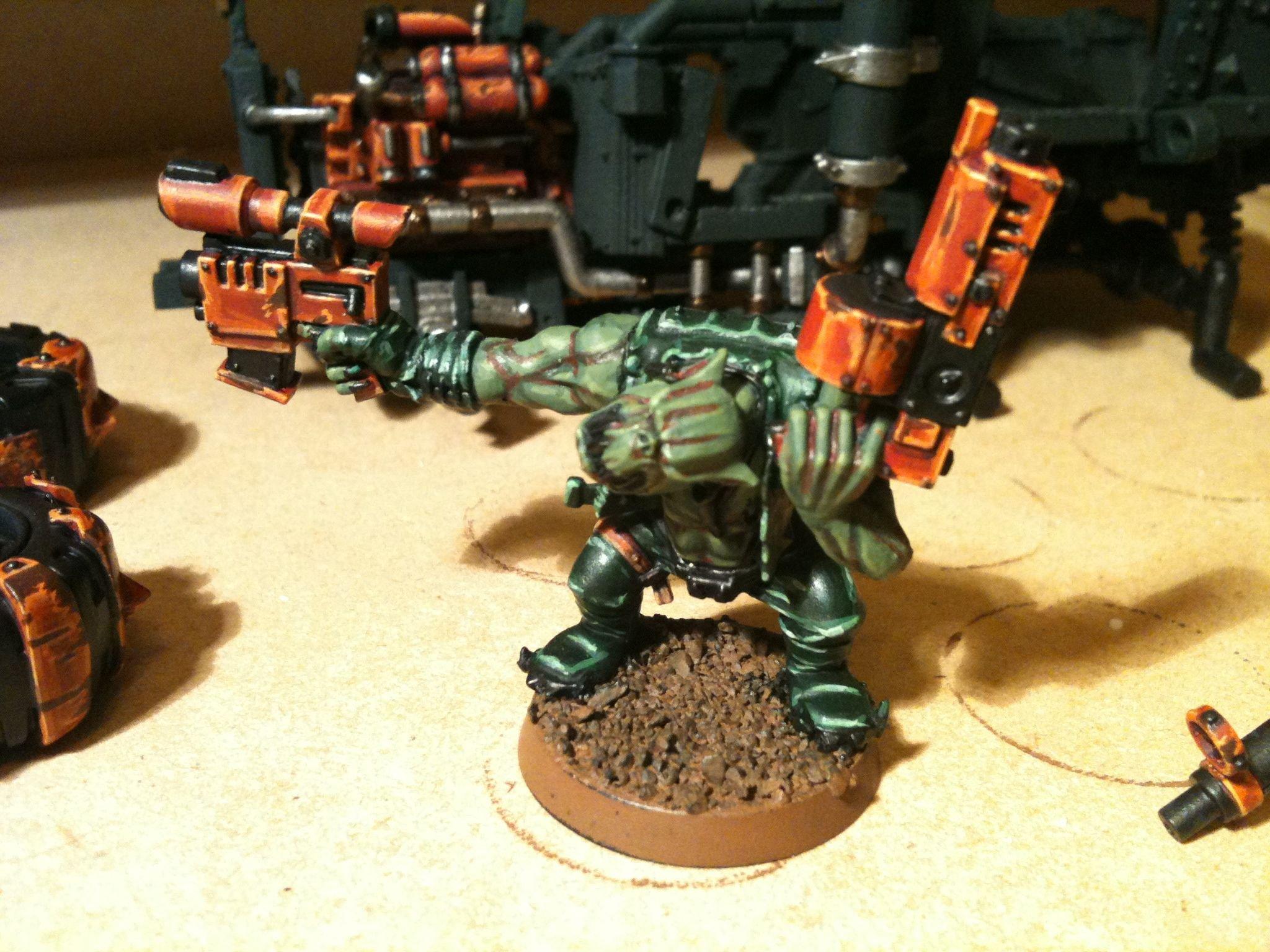 Da Dark Angelz, Orks, Shootas, Work In Progress