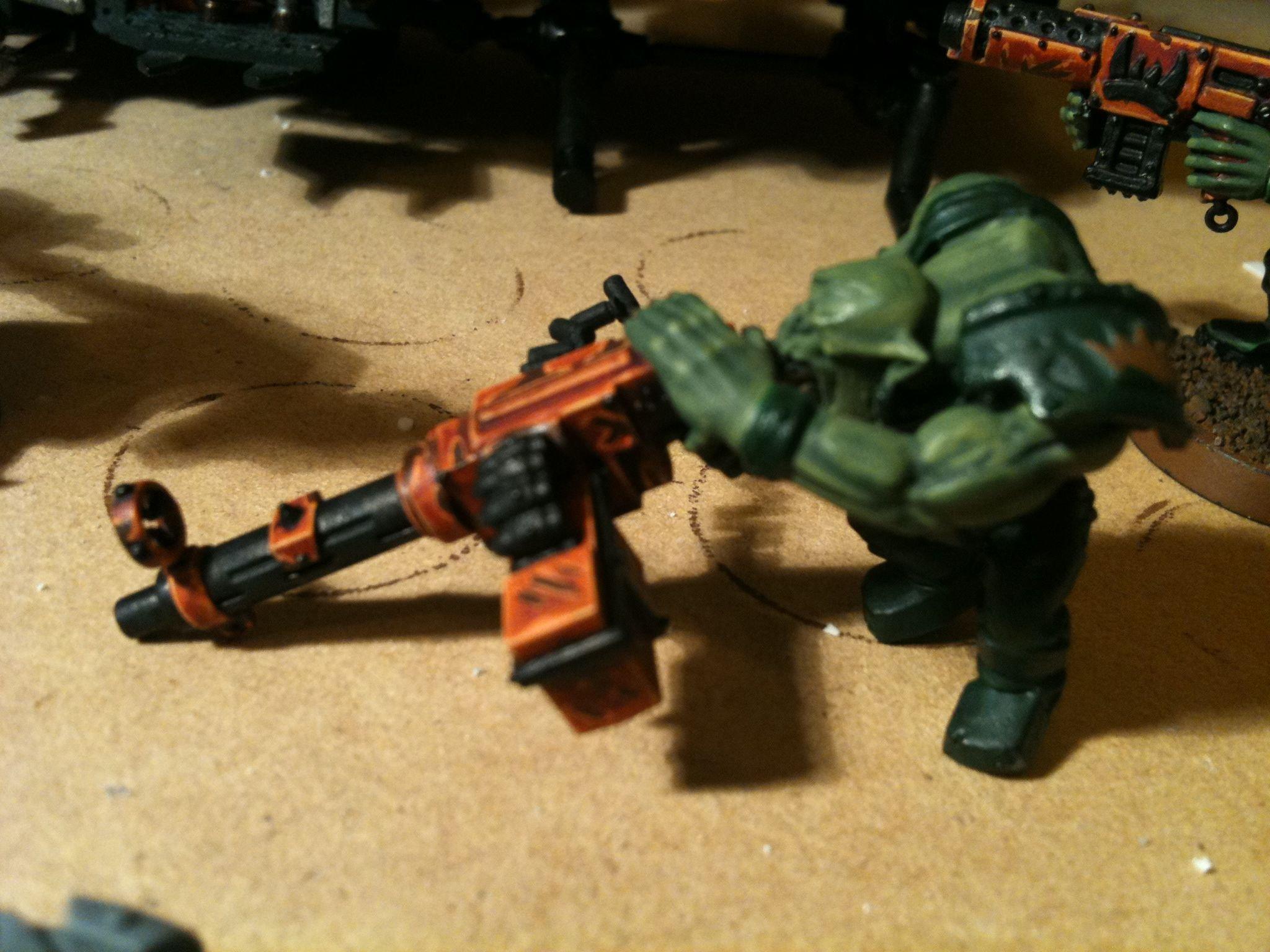 Da Dark Angelz, Orks, Shootas, Work In Progress