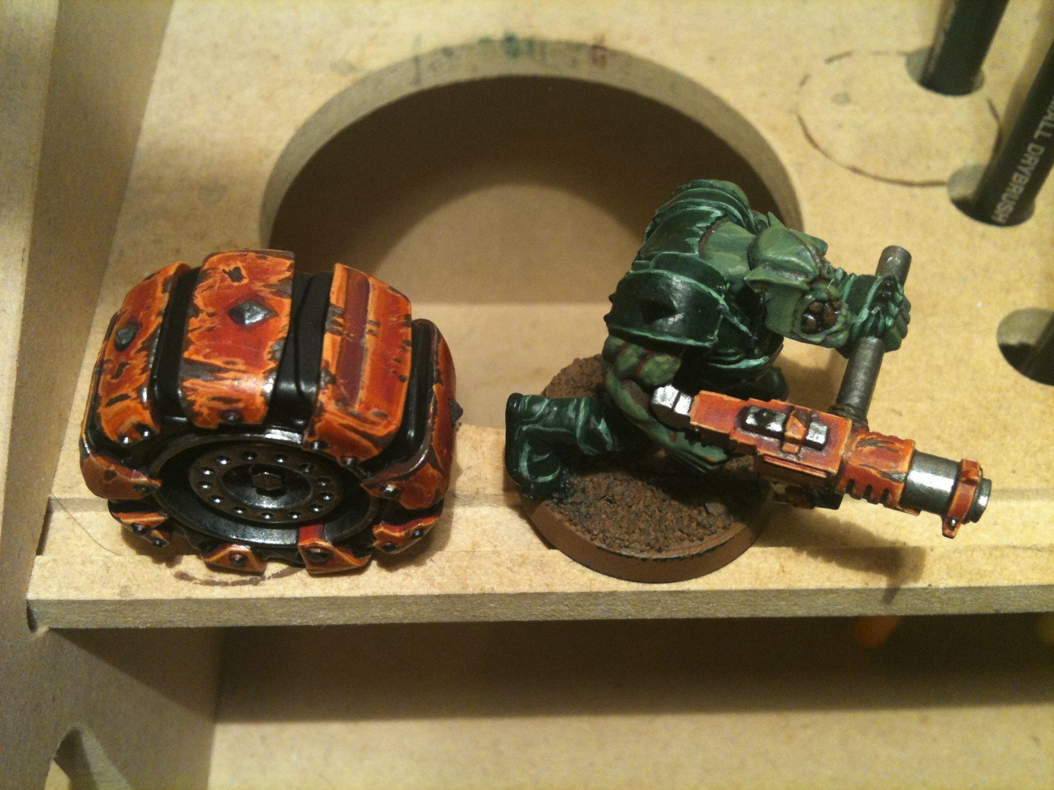 Da Dark Angelz, Orks, Shootas, Work In Progress