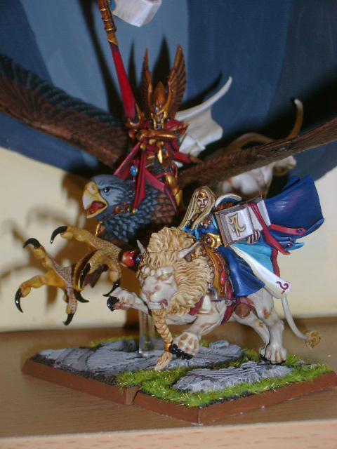 Elves, Griffon, High Elves, Lion