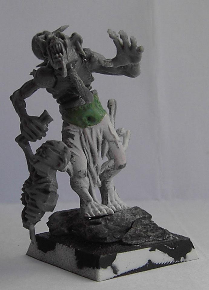 Vampire Counts - Crypt Ghouls - Greenstuffed / converted = Stage 3 Front (workinprog)