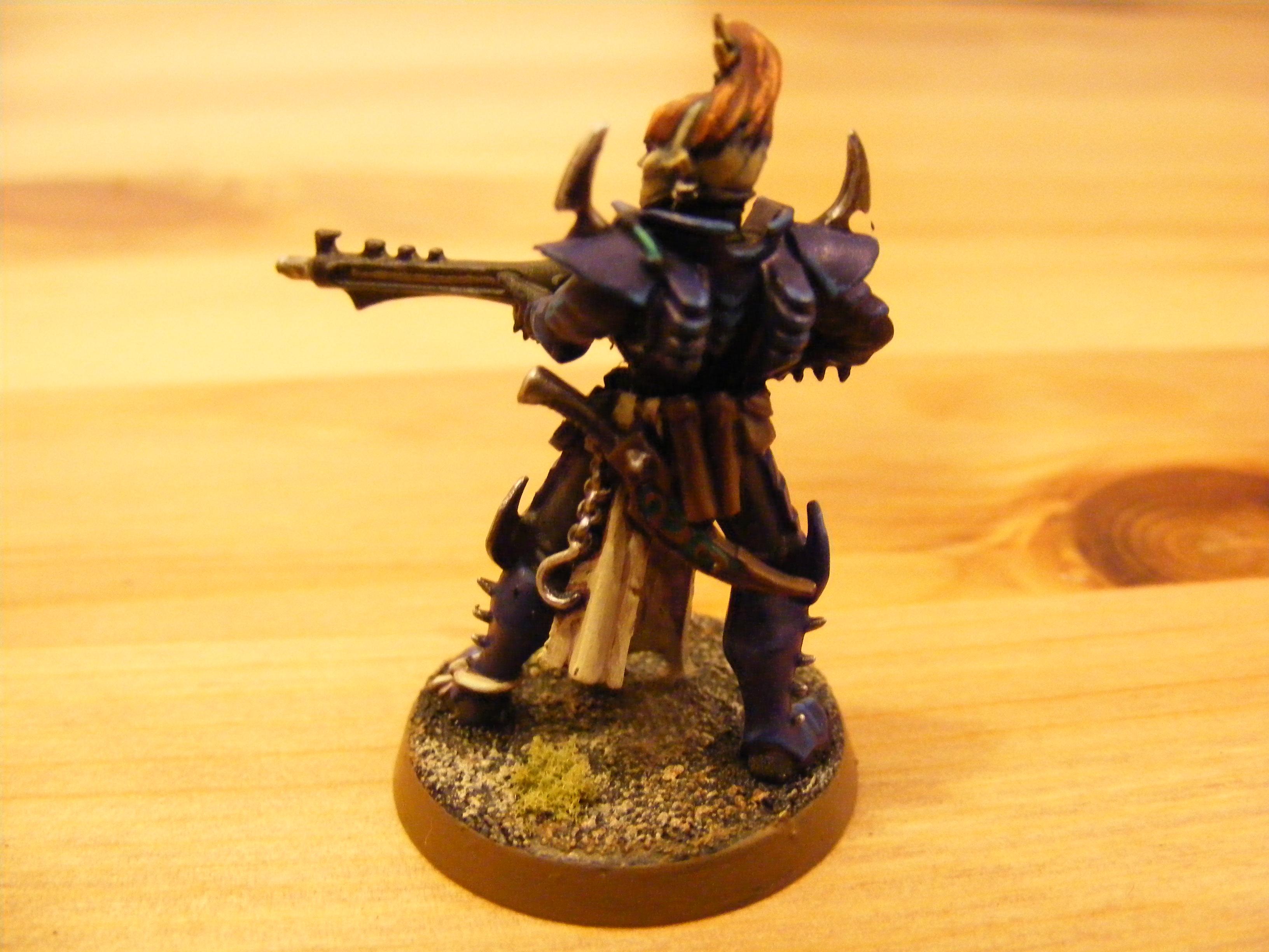 Dark Eldar, Colour Scheme Test - Rear