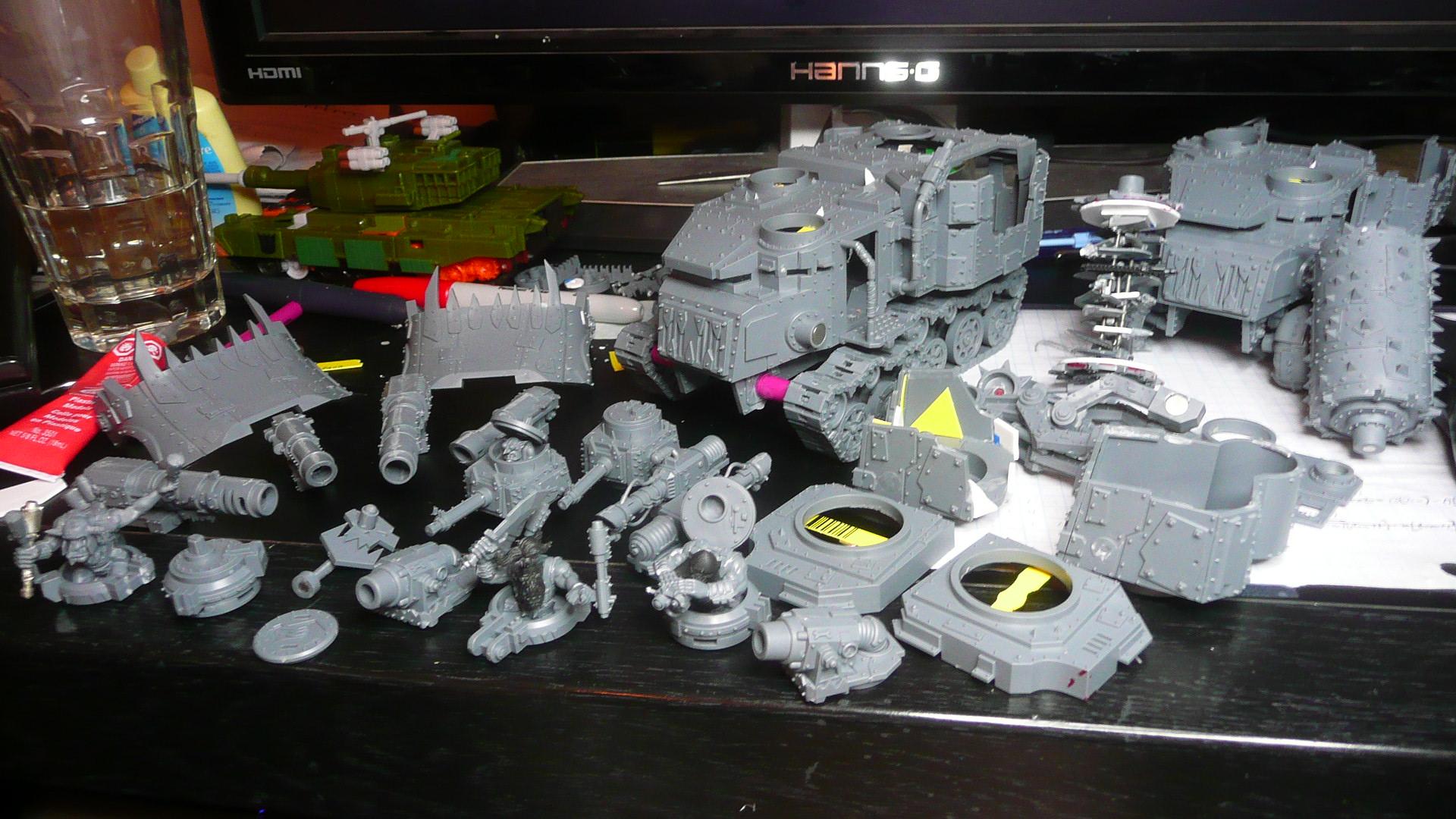 Battlewagon, Conversion, Magnet, Modular, Orks
