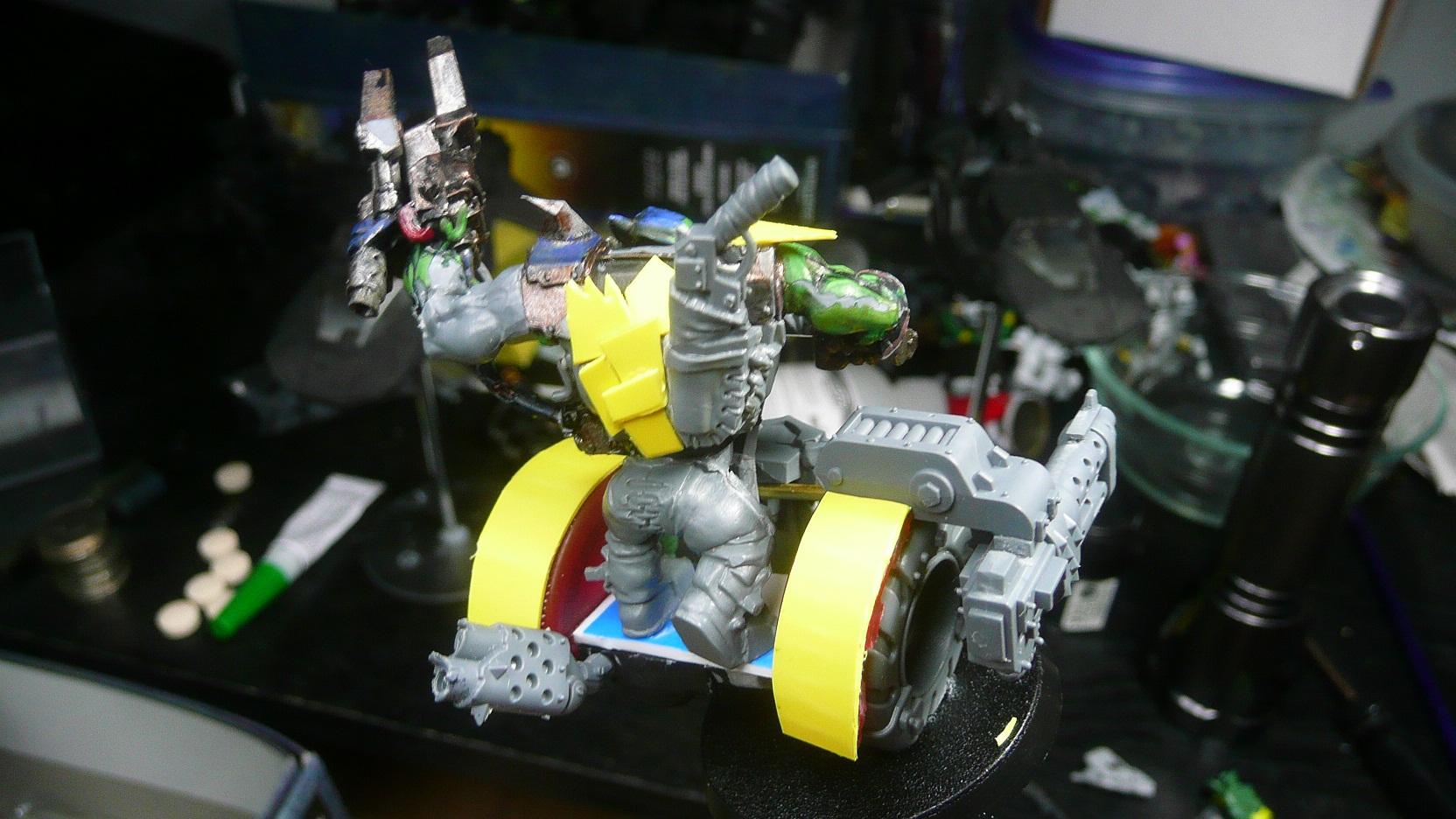 Conversion, Orks, Segway, Warbike, Warboss
