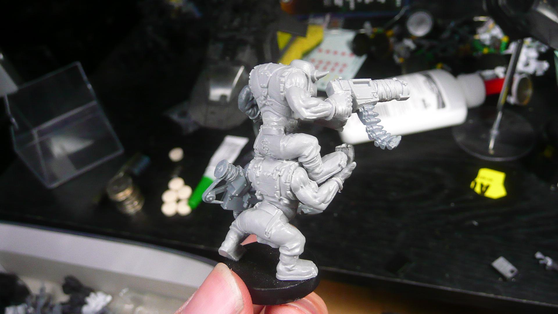 Conversion, Orks, This is my Twin Shoota + PK nob