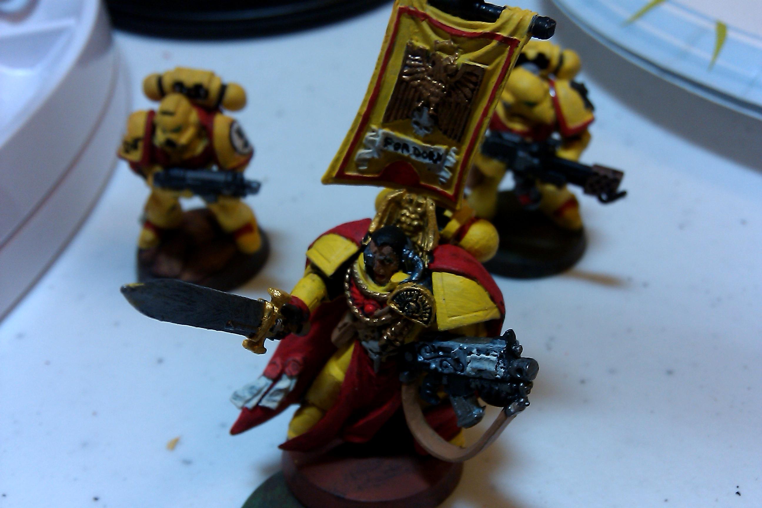 Captain, Imperial Fists, Space Marines, Warhammer 40,000