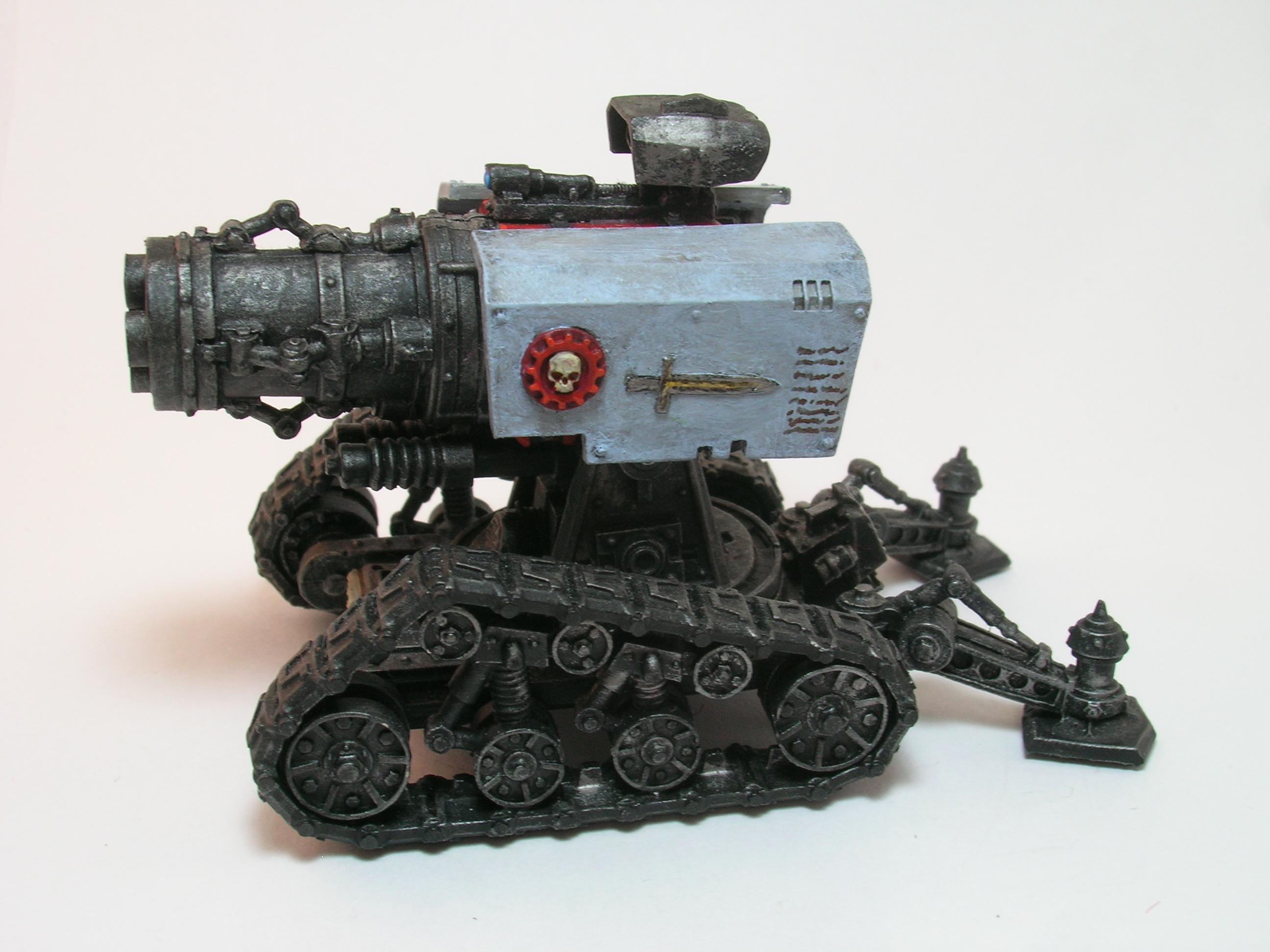 Gray Nights, Grey Knights, Heavy Support, Painted Around 2009 To Current, Space Marines, Thunderfire Cannon