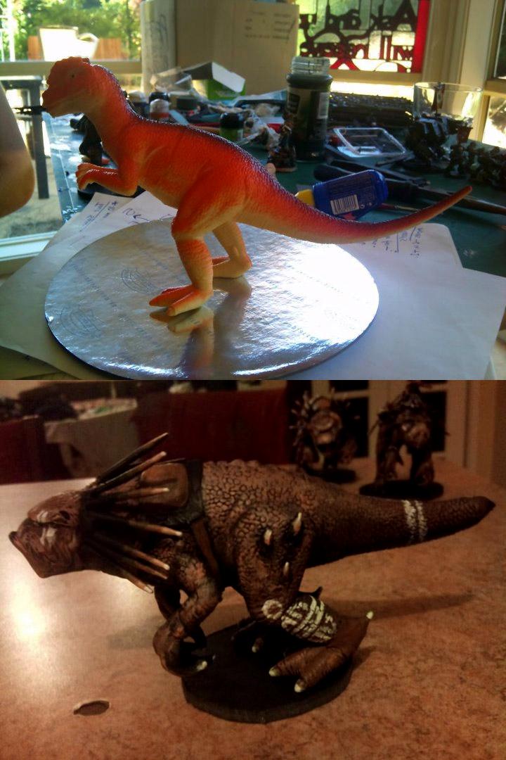 Dinosaur, Knarloc, Kroot, Tau, Toy