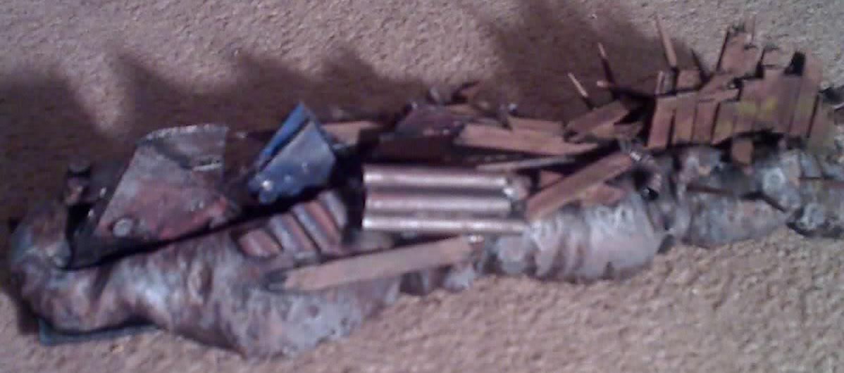 second barricade from the back