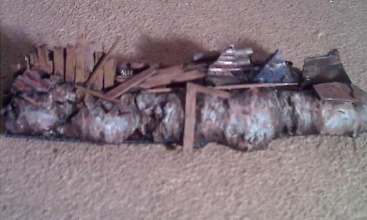 second barricade from the front