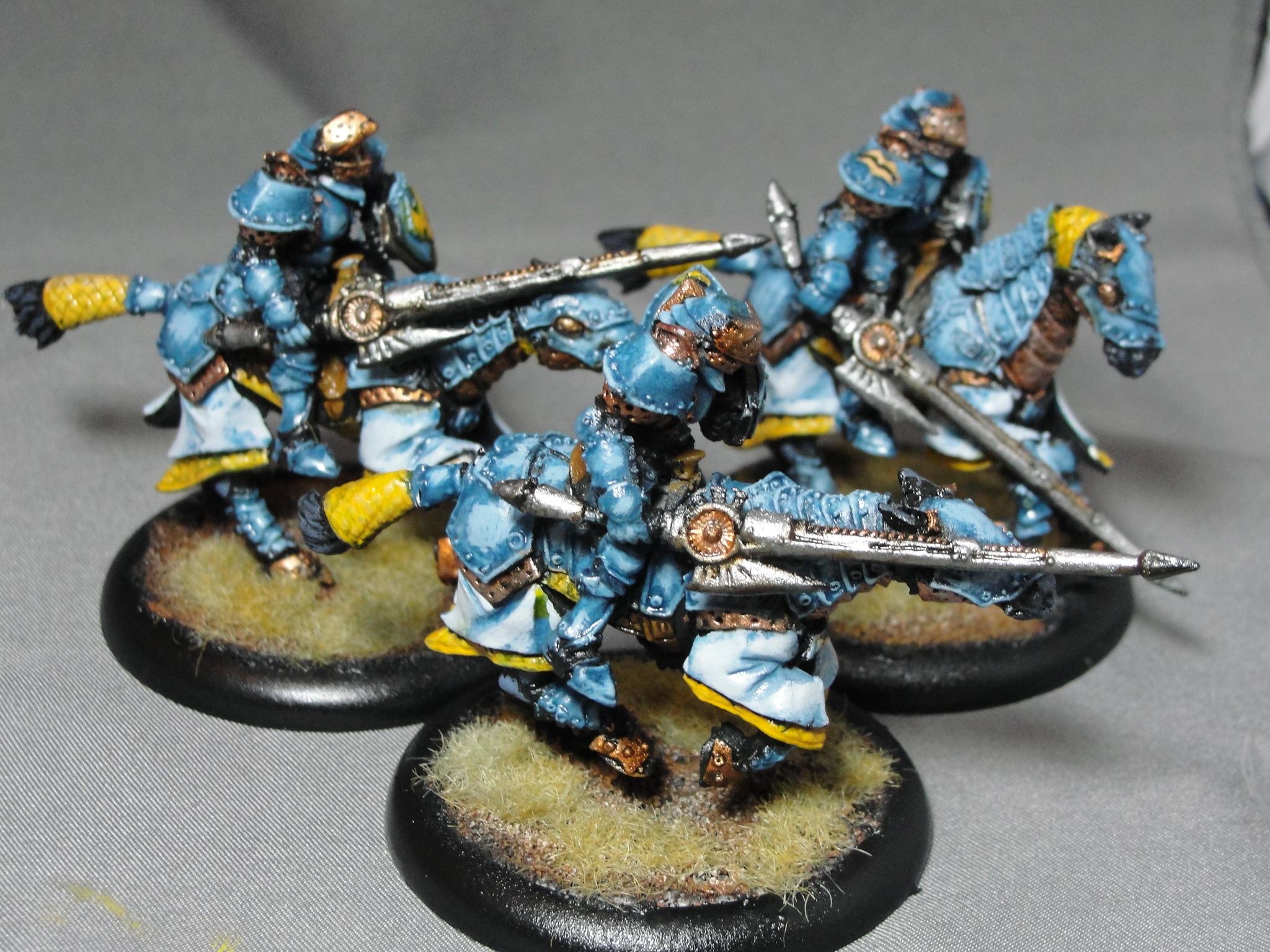 Storm Lances, Cygnar, Cavalry, Warmachine