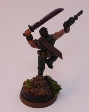 Conversion, Games Workshop, Imperial Guard, Painted, Sly Marbo, Warhammer 40,000