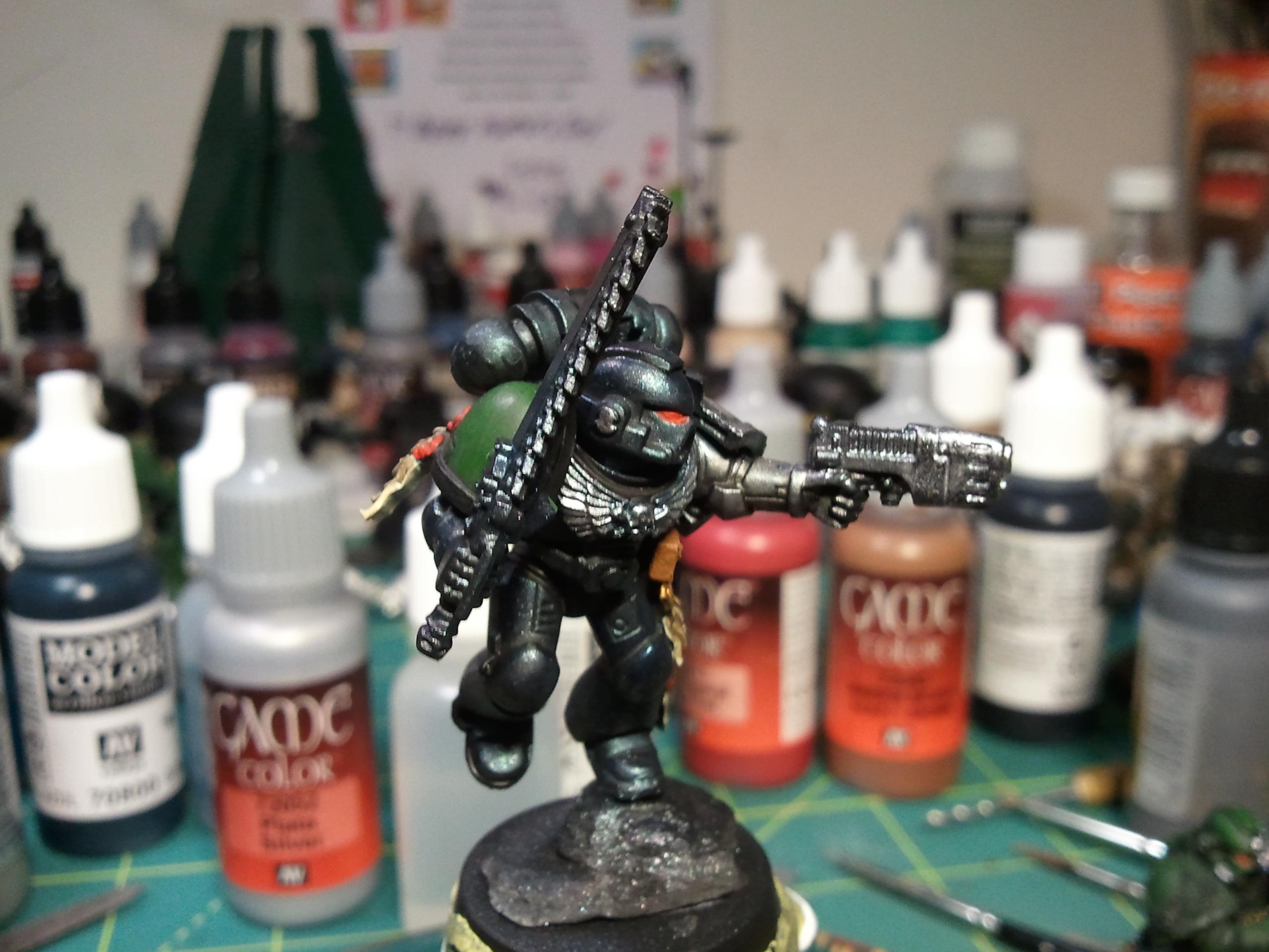 Deathwatch Sgt. after black wash