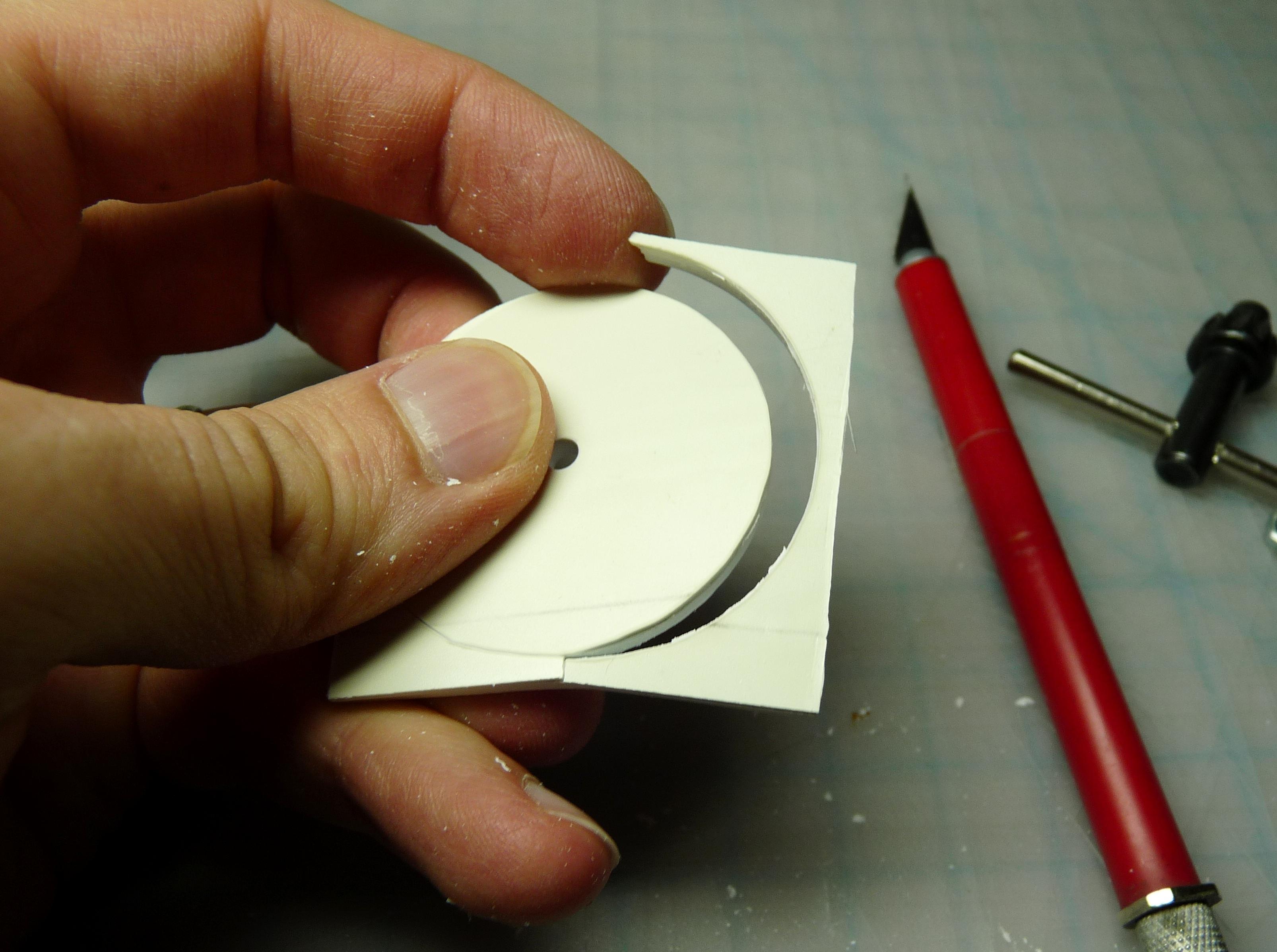 Base, Styrene, Cracking off the excess