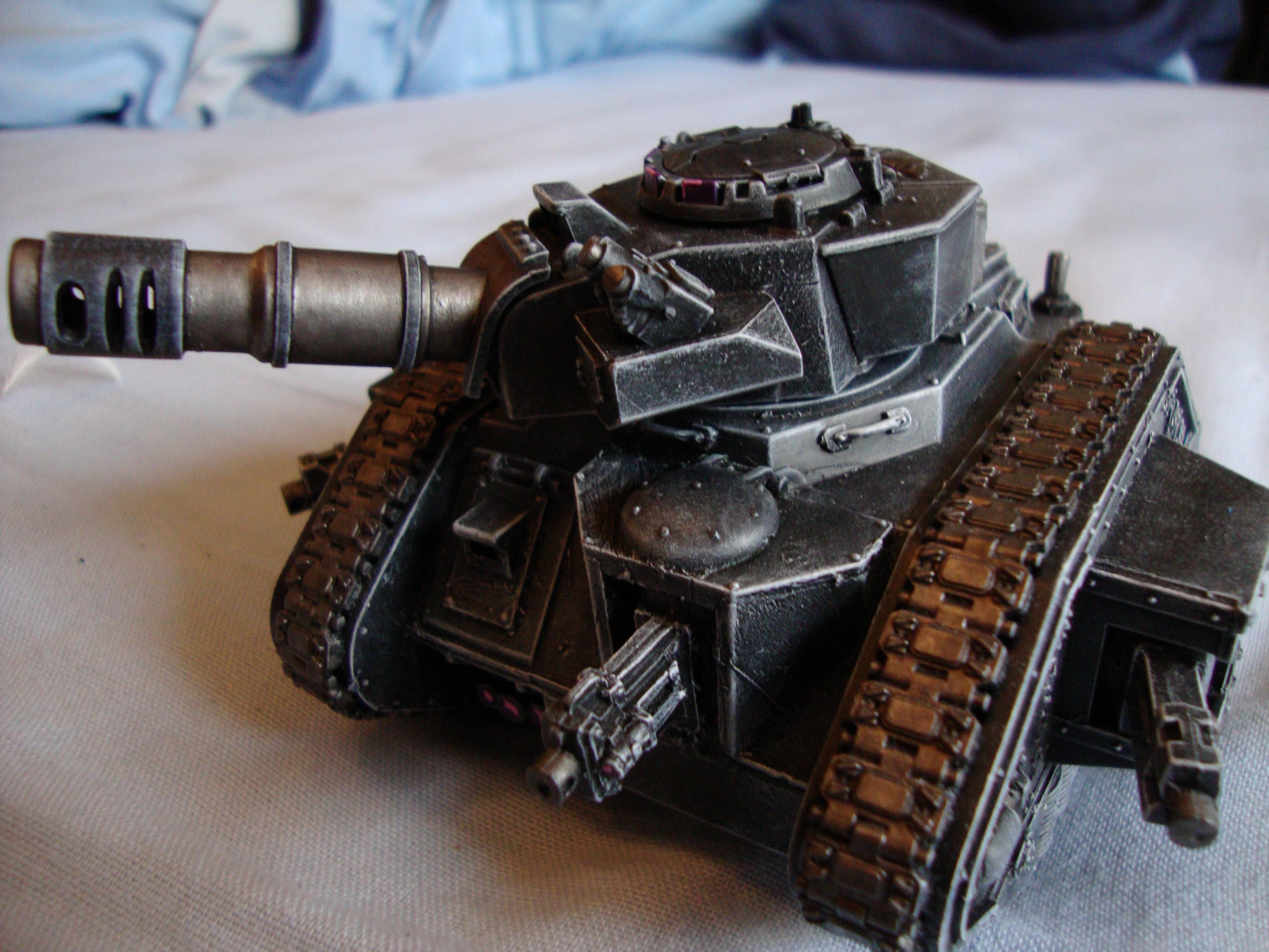 Black, Drybrush, Leman Russ, Tank