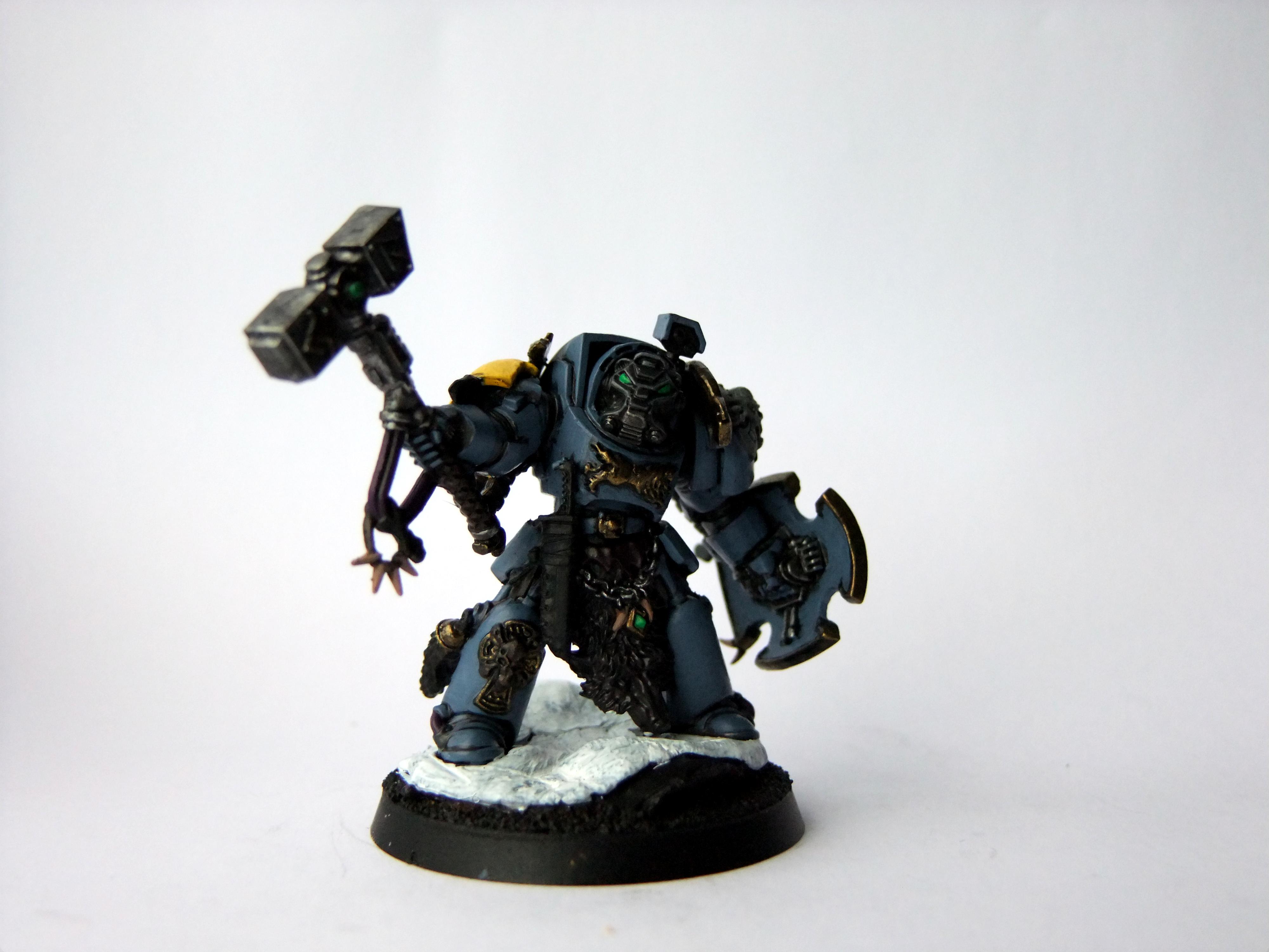 Space Marines, Space Wolves, Terminator Armor, Thunder Hammer
