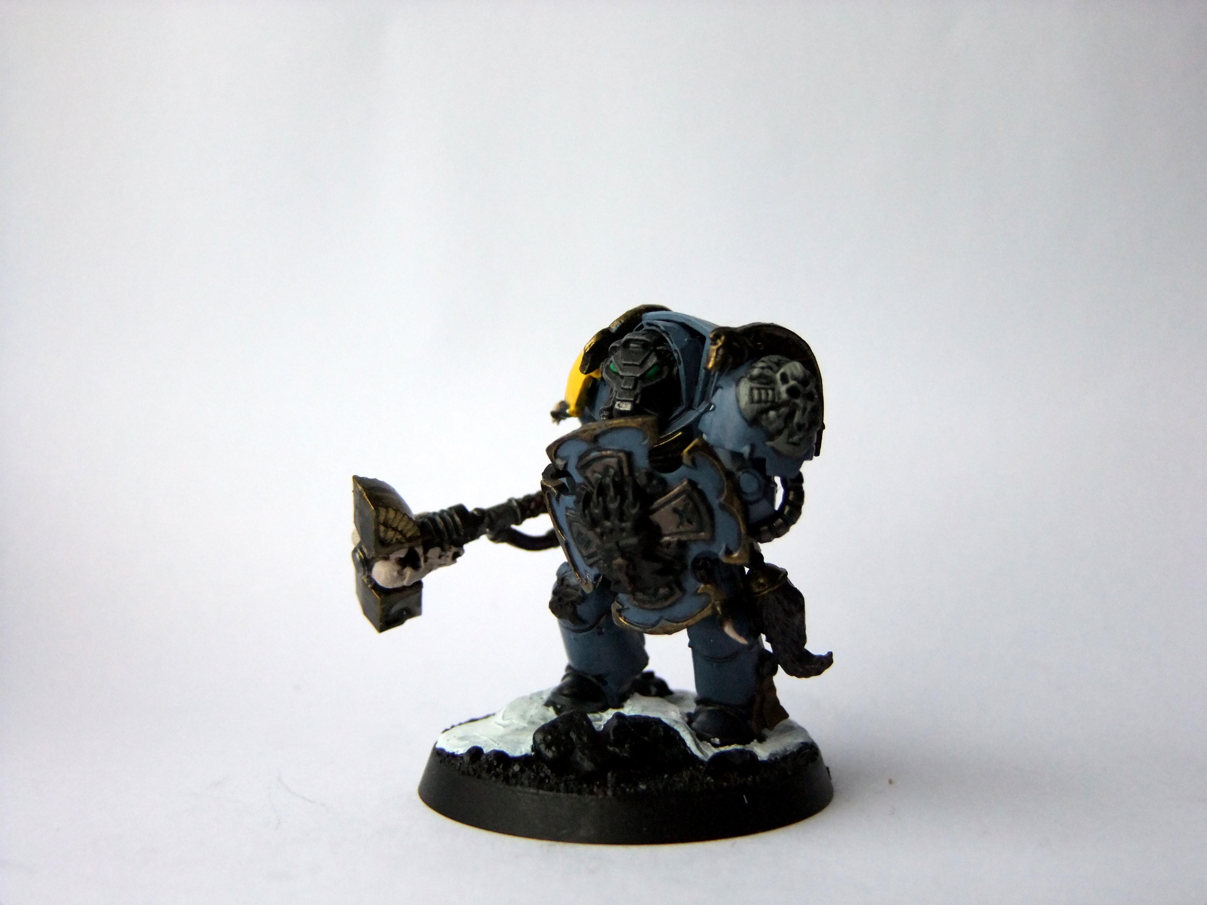 Space Marines, Space Wolves, Terminator Armor, Thunder Hammer