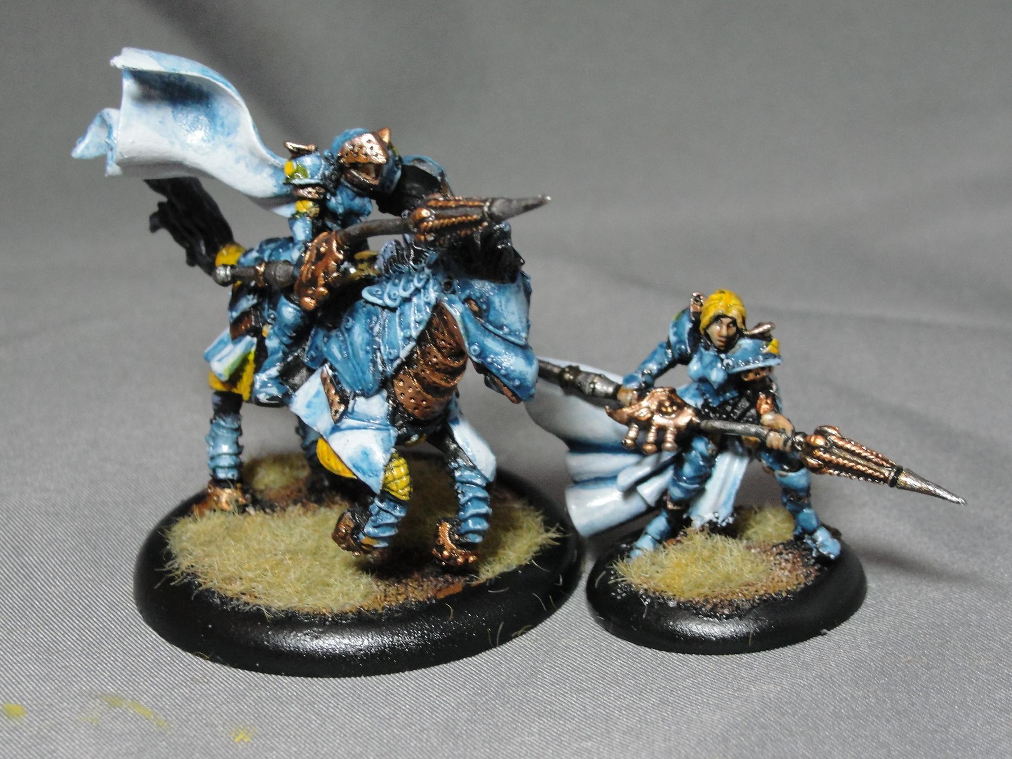 Major Katherine Laddermore, Dragoon, Cygnar, Warmachine