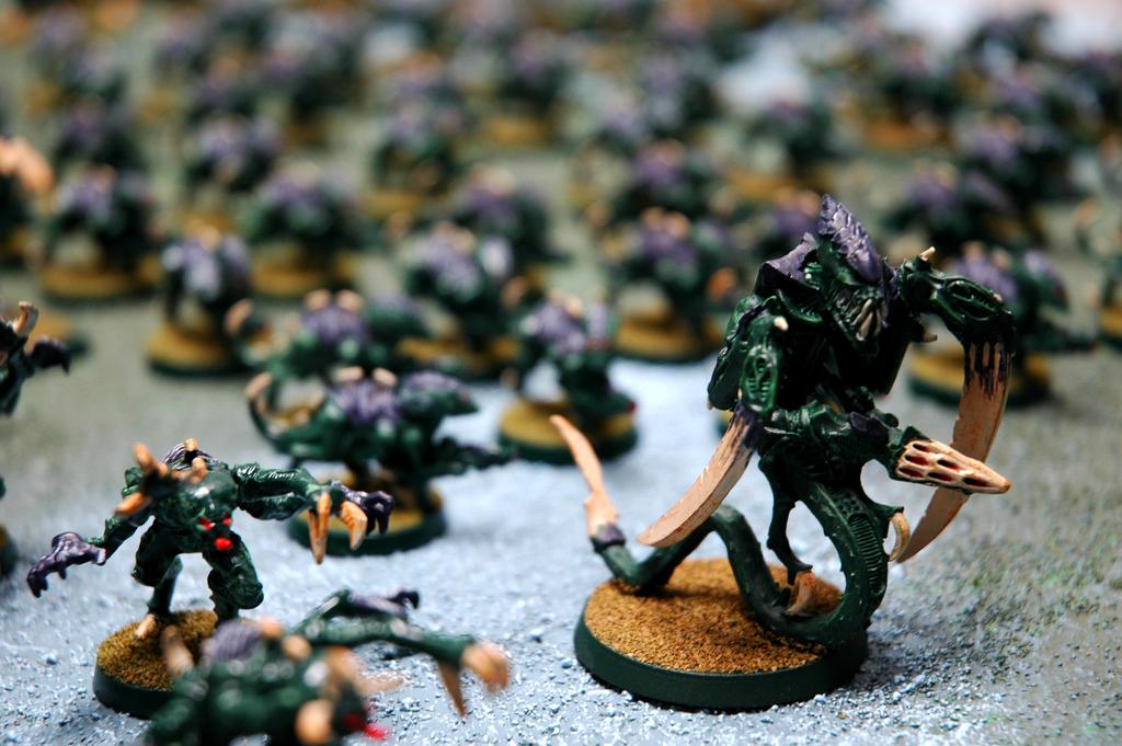 Genestealer, Ravener, Termagants, Tyranids