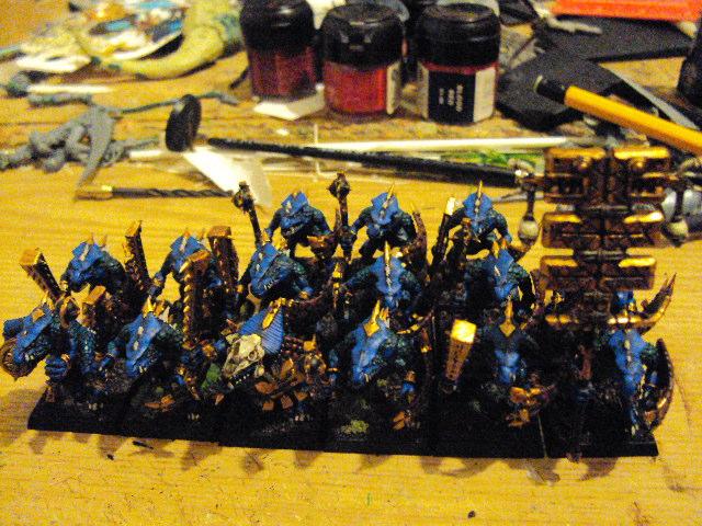 Lizardmen, Saurus Warriors, Warhammer Fantasy