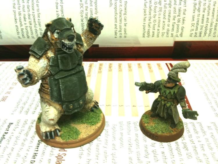 Guard, Officer and a Bear