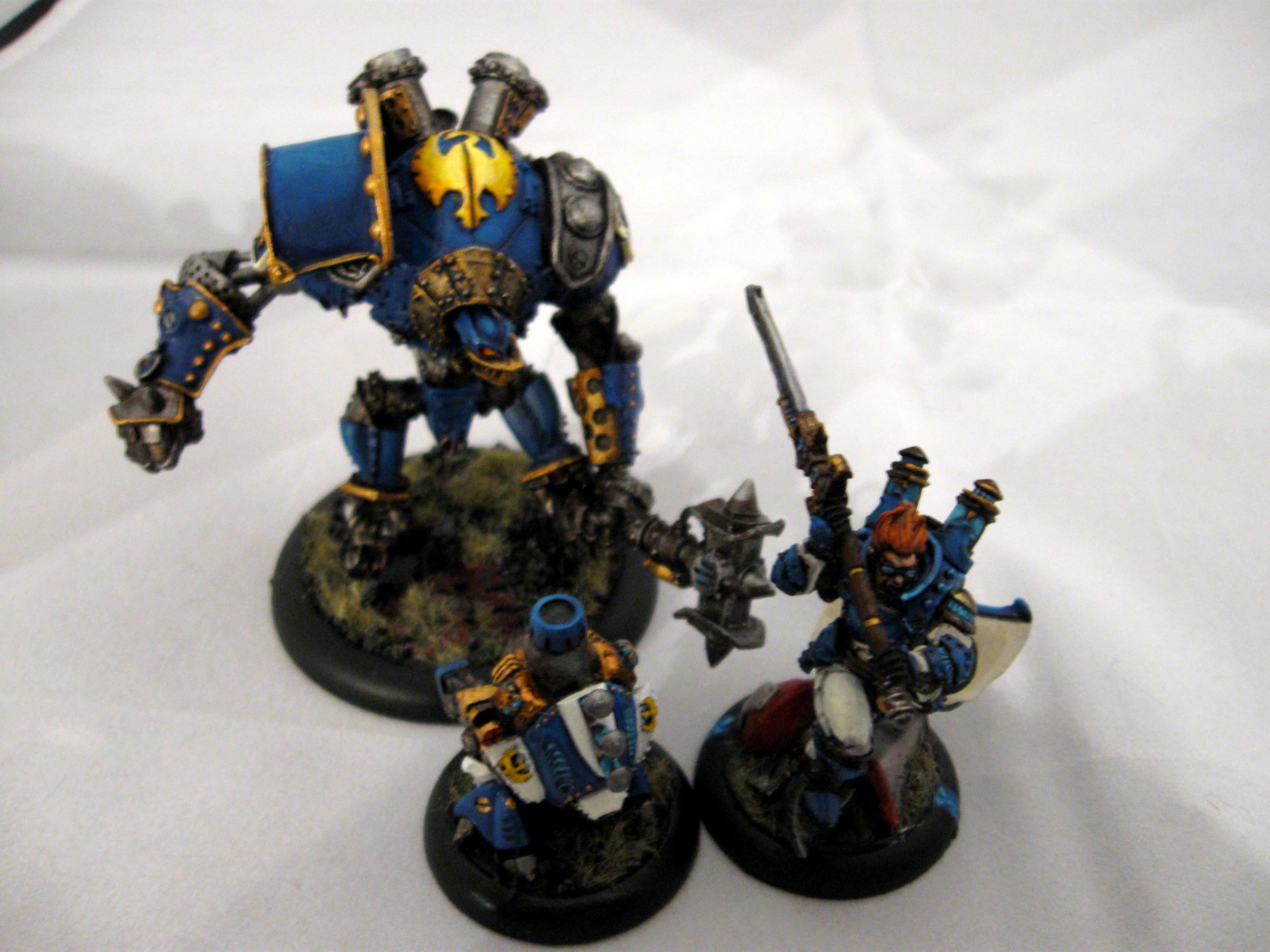 Stryker, Squire, and Rowdy