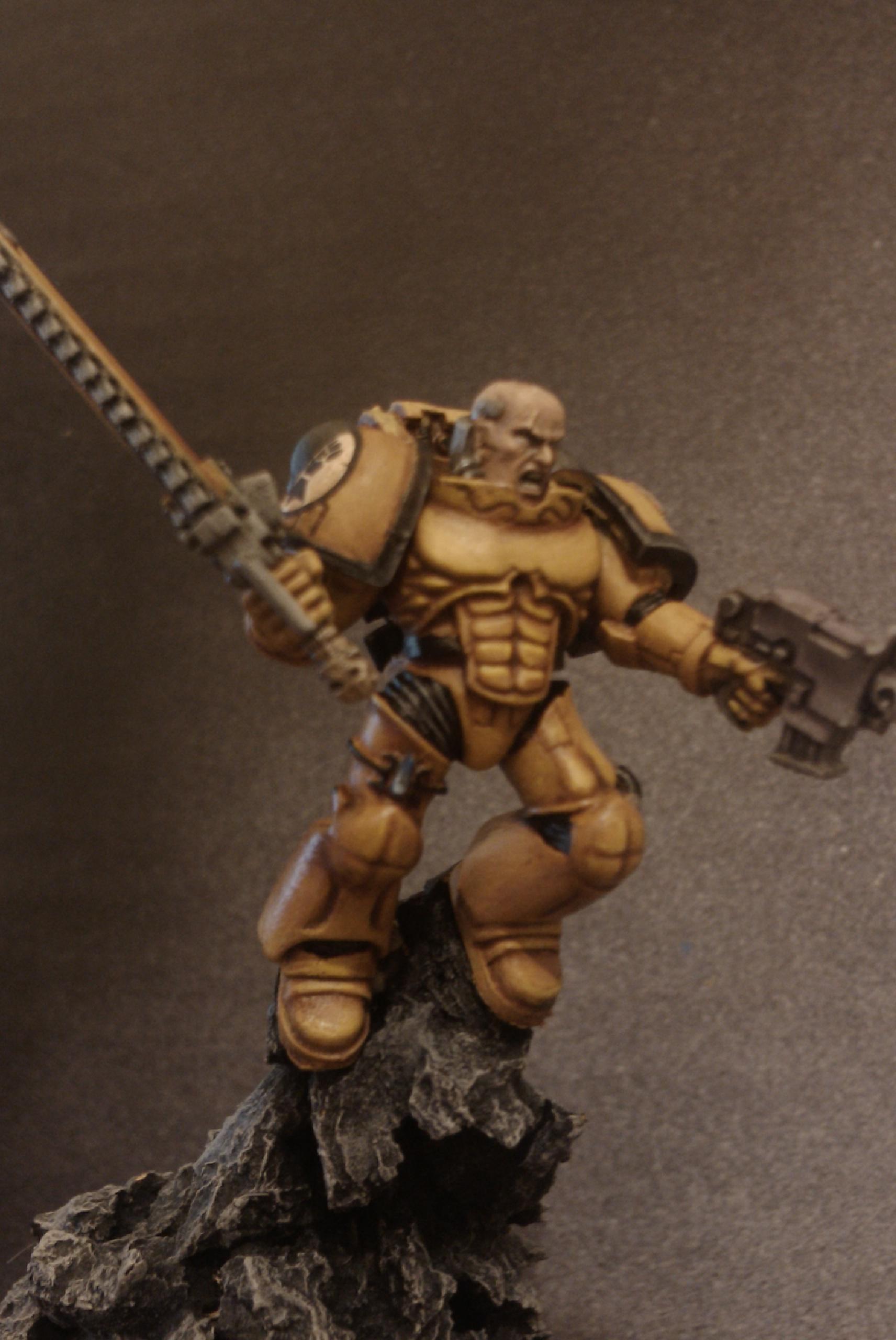 Imperial Fists, Sanguinary Guard, Smooth Yellow Paint