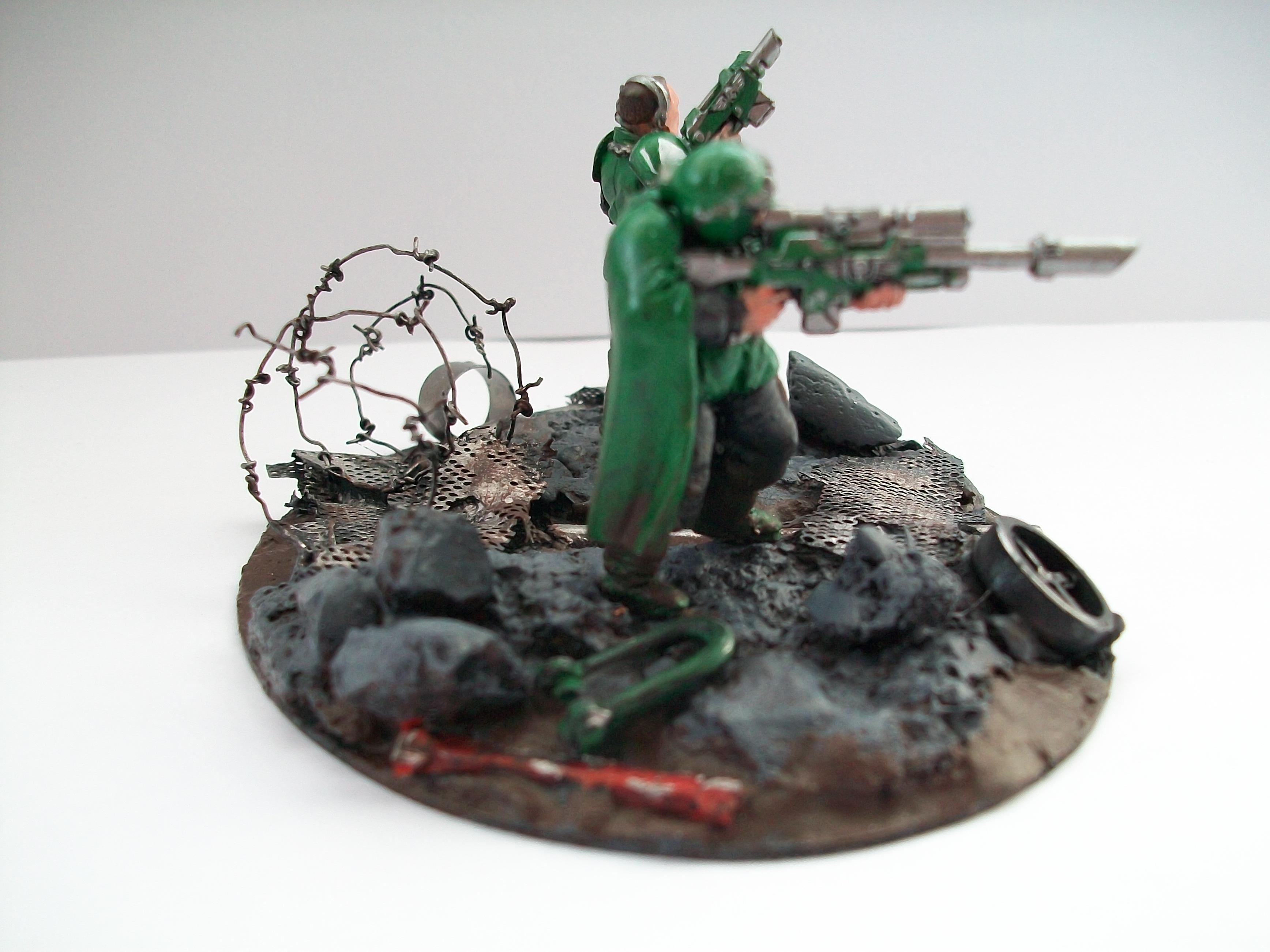 Diorama, Guardsmen, Warhammer 40,000
