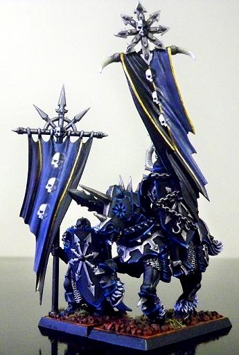 Banner, Chaos Warrior, Knights, Malal, Standard Bearer, Warriors Of Chaos, Woc