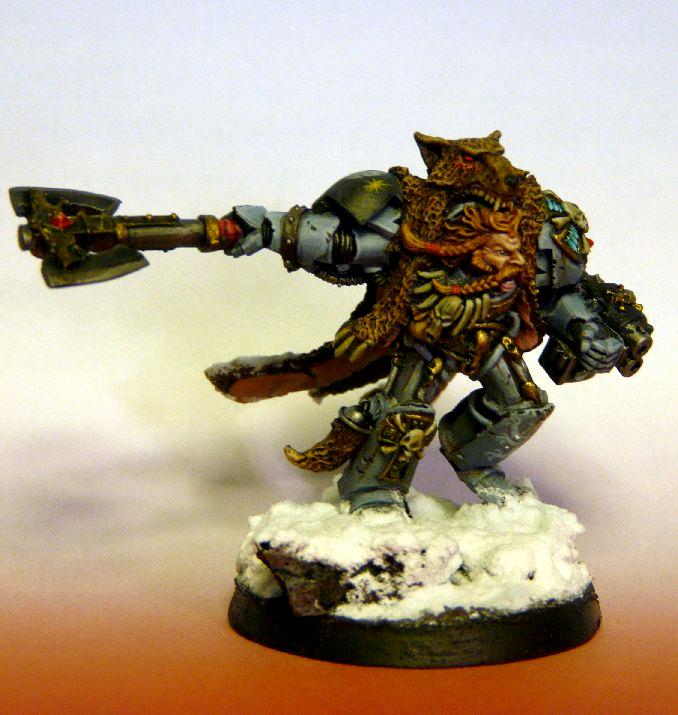Adeptus Astartes, Character, Logan Grinmar, Space Marines, Space Wolves, Terminator Armor