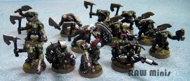 Boy, Nob, Orks, Painting, Rokkit Launchas, Sluggaboyz, Warhammer 40,000