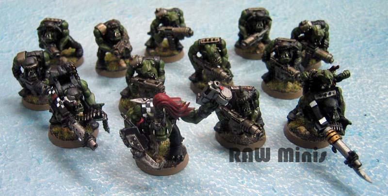 Bigshootas, Boy, Nob, Orks, Painting, Shootaboyz, Warhammer 40,000