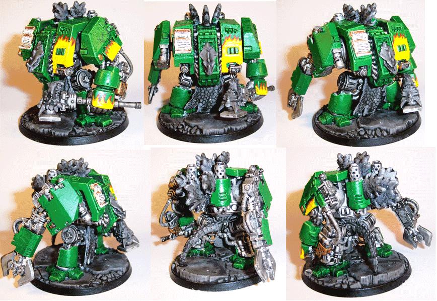 Dreadnought, Salamander, Space Marines
