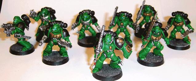 Assault Squad, Salamander, Space Marines, Warhammer 40,000