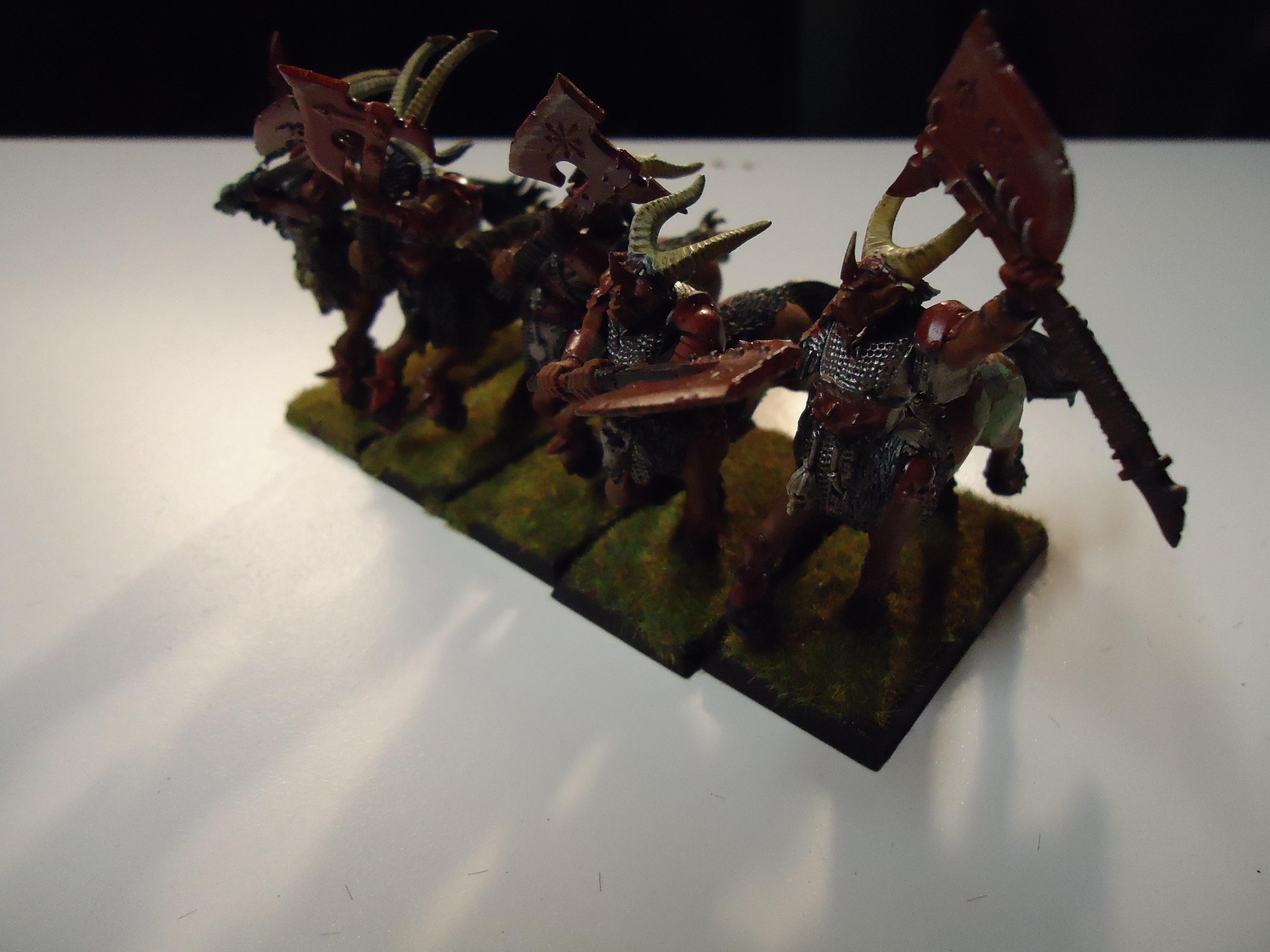 Beastmen, Centigores, Conversion, Great Weapon, Work In Progress