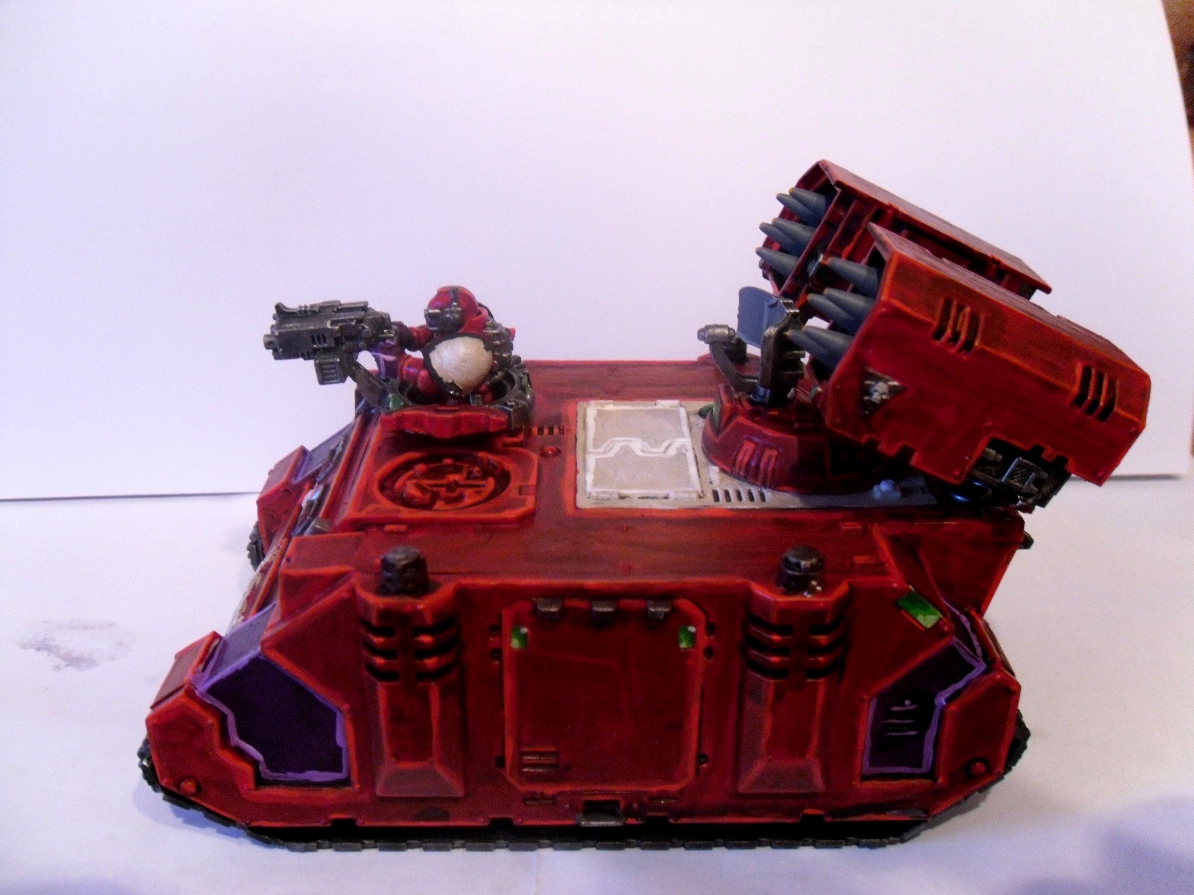 Red, Skull, Space Marines, Tank, Whirlwind