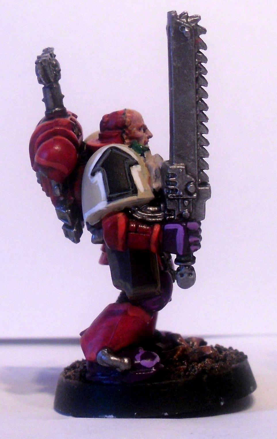 Red, Sergeant, Skull, Space Marines, Warhammer 40,000