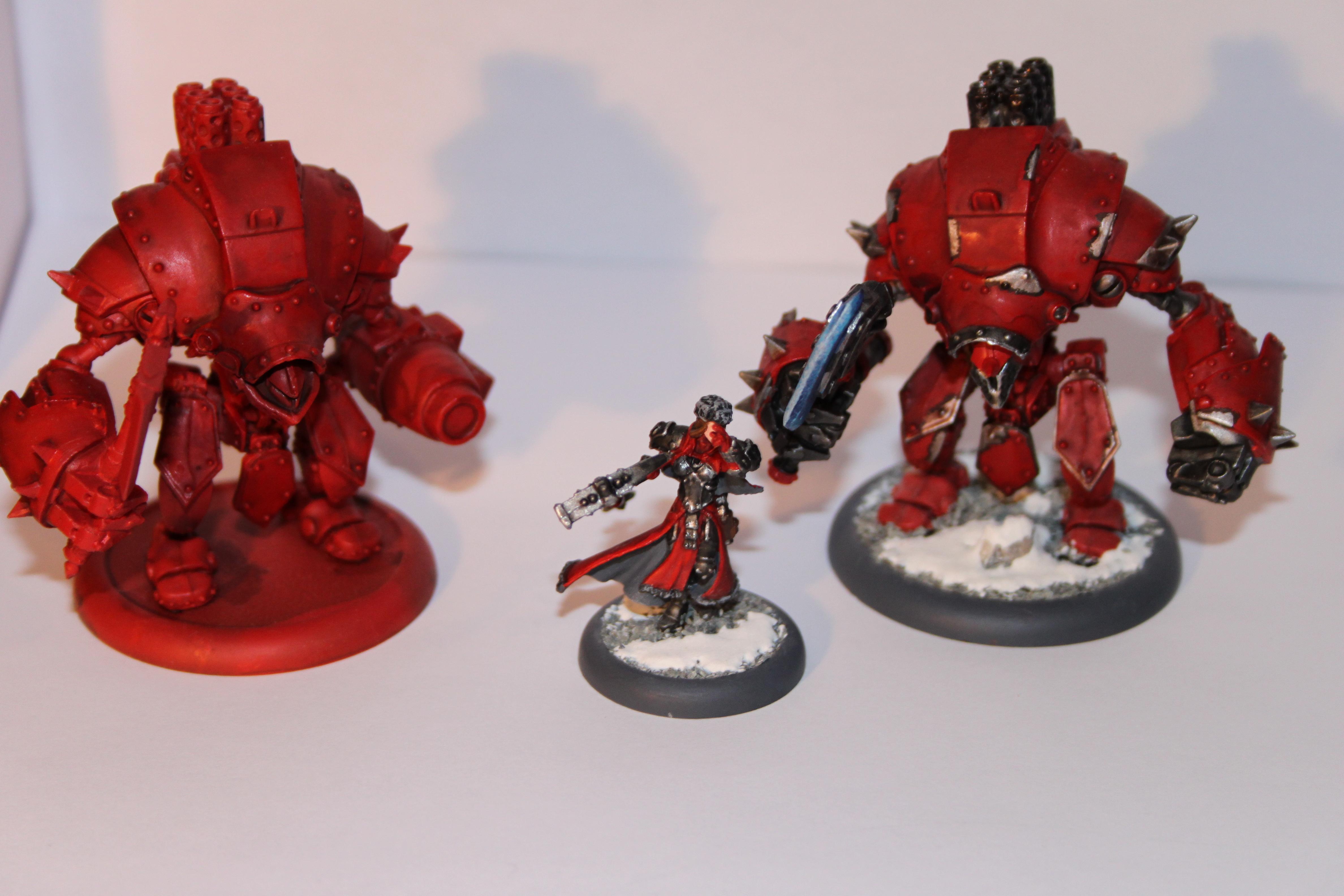 Khador, Red, Snow, Sorscha, Warmachine
