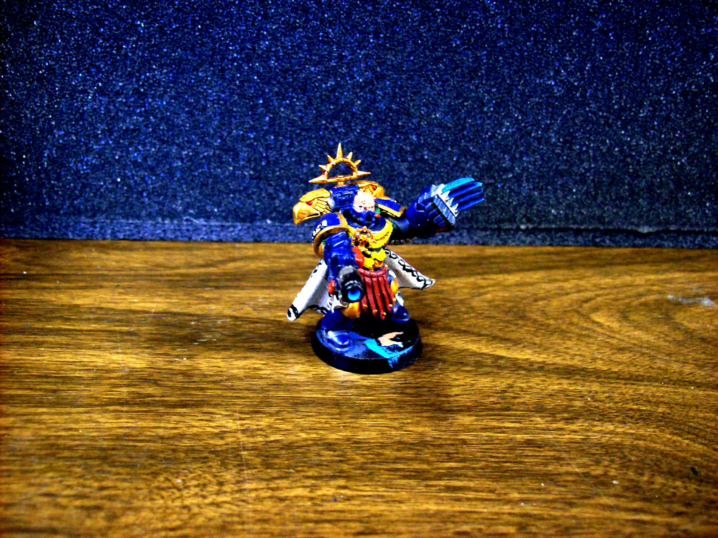 Captain, Iron Halo, Melee, Miniature, Space Marines
