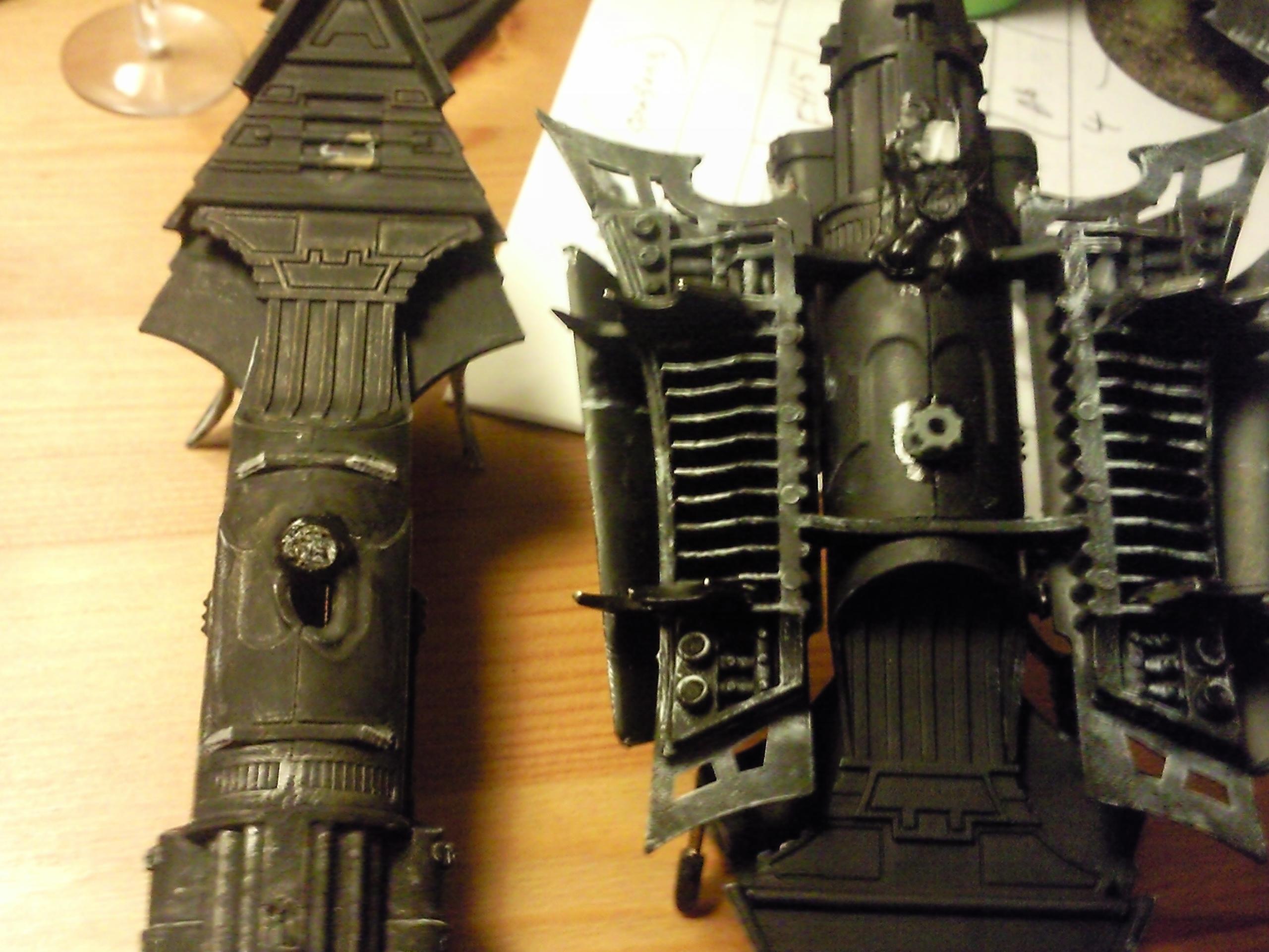 Dark Eldar, Re hole-ing base fittings
