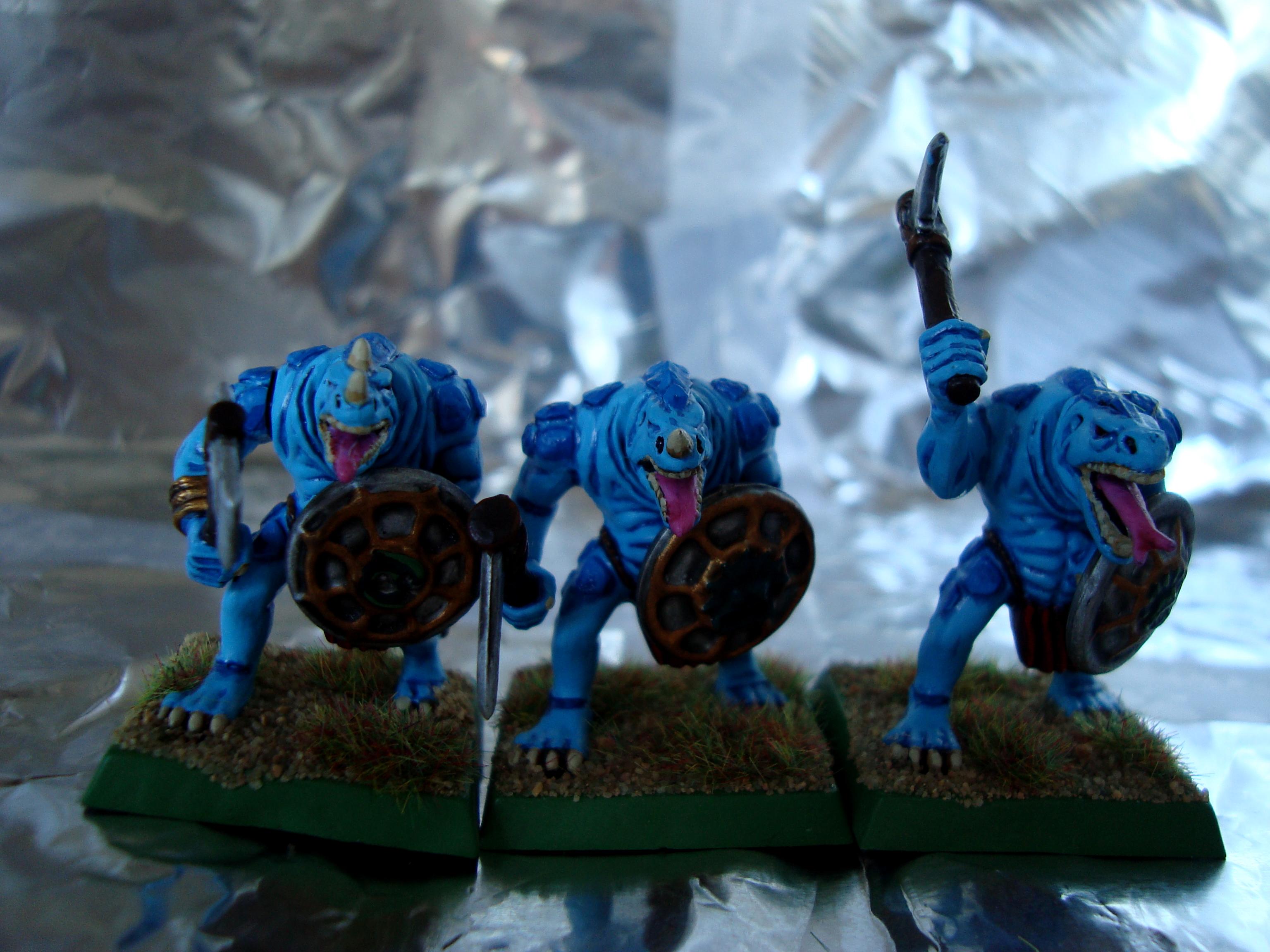 Old Lizardmen Saurus Warriors