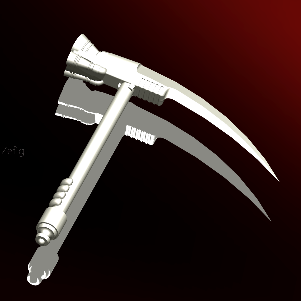 Cad, Force Weapon, Power Weapon, Scythe