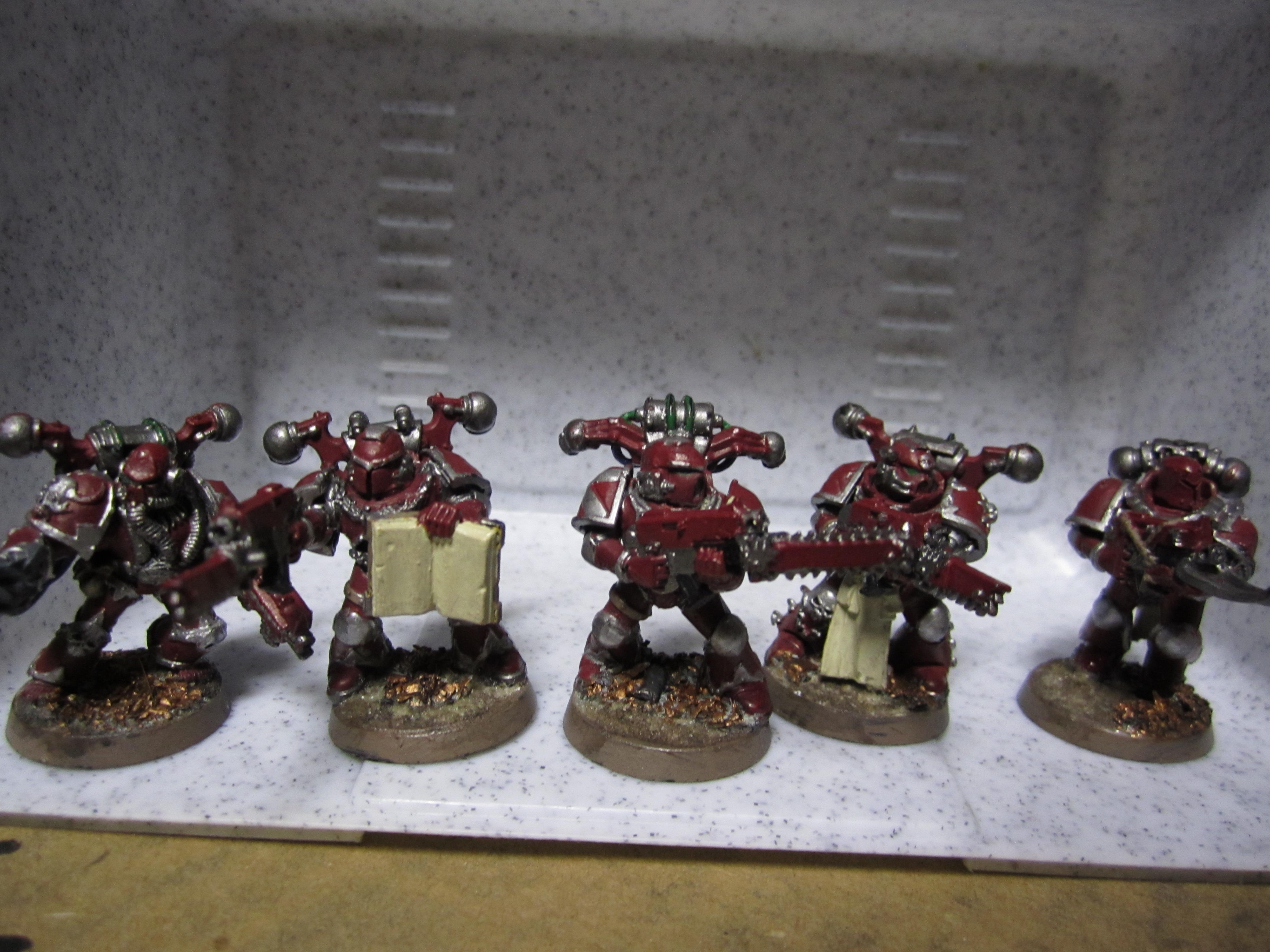 fourth squad of marines for me, all will have bayonettes, not fully painted