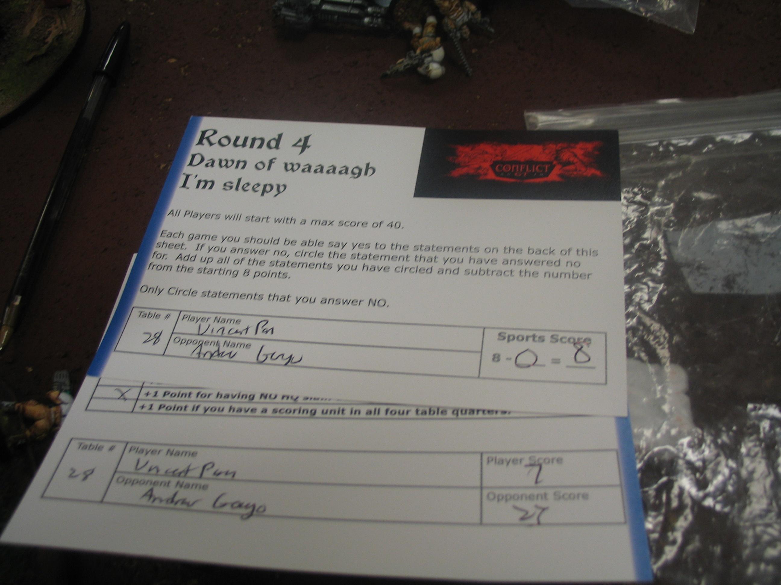 Conflict Gt 2011, Imperial Guard, Warhammer 40,000