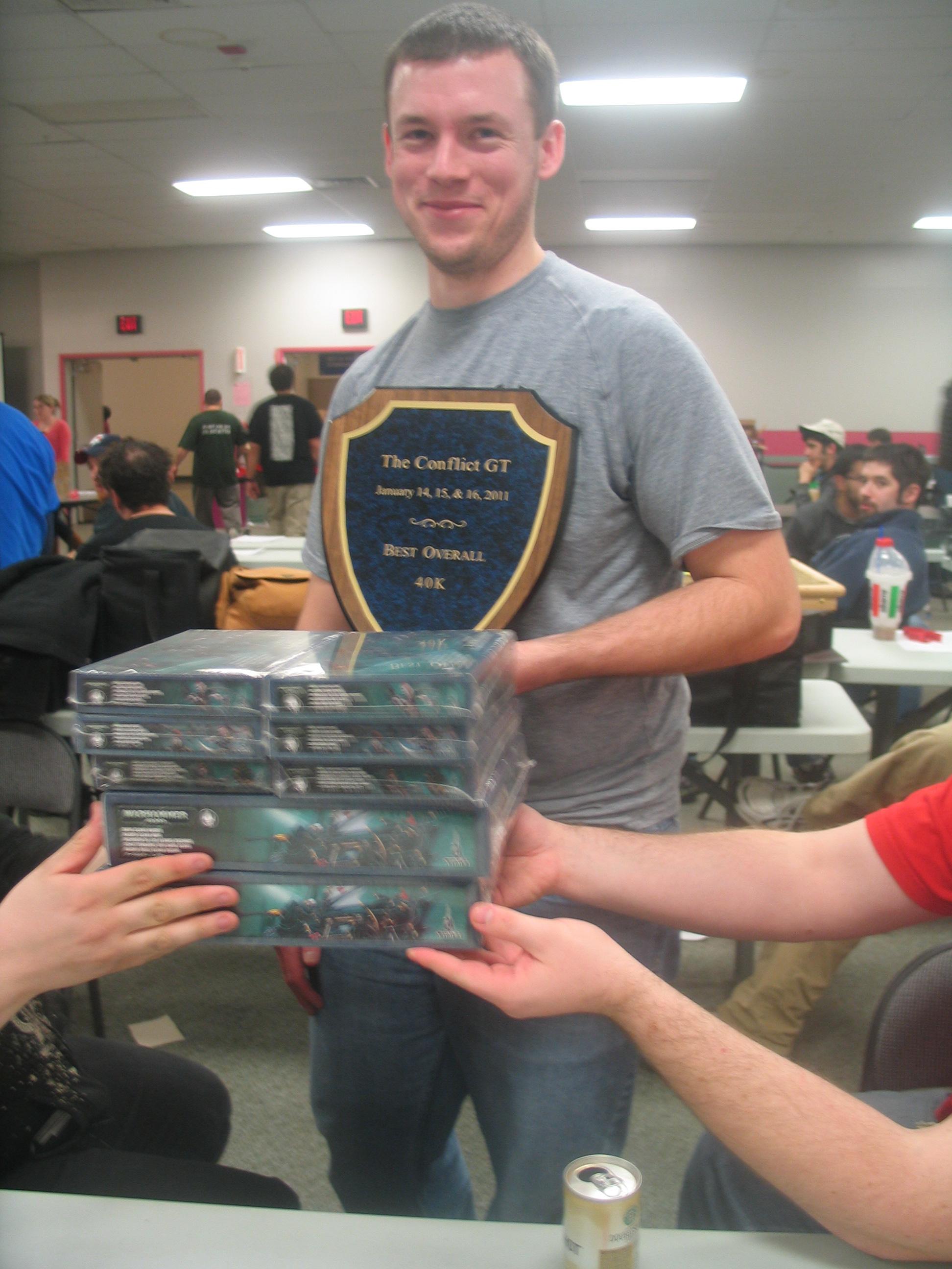 Andrew is the Winner of Conflict GT 2011 Best overall