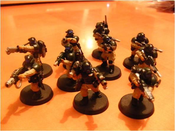 Airborne, Drop Troopers, Imperial Guard, Squad, Veteran