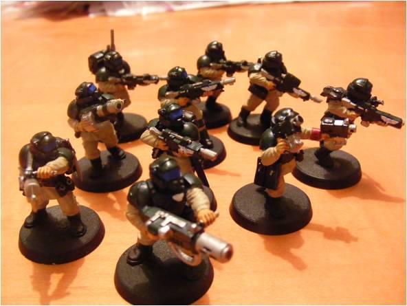 Airborne, Drop Troopers, Imperial Guard, Squad, Veteran
